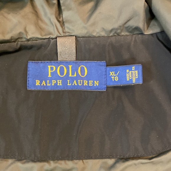 Polo Ralph Lauren, black rain coat,hooded size XL - Picture 4 of 9